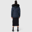 Navahoo Umay Princess Damen Winter Steppjacke mit Fellkragen 900 Navy Größe XXXL - Gr. 46