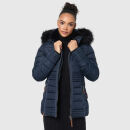 Navahoo Umay Princess Damen Winter Steppjacke mit Fellkragen 900 Navy Größe XXXL - Gr. 46