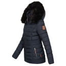 Navahoo Umay Princess Damen Winter Steppjacke mit Fellkragen 900 Navy Größe XXXL - Gr. 46