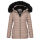 Navahoo Umay Princess Damen Winter Steppjacke mit Fellkragen 900 Taupe Größe XXXL - Gr. 46