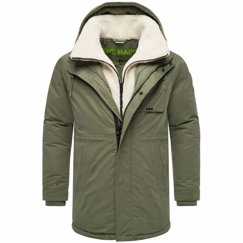 Stone Harbour Navroos XX Herren Winterjacke B761 Dusty Olive Größe L - Gr. L