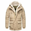 Stone Harbour Lauroo XX Herren Winterjacke B762 Sand Beige Größe S - Gr. S