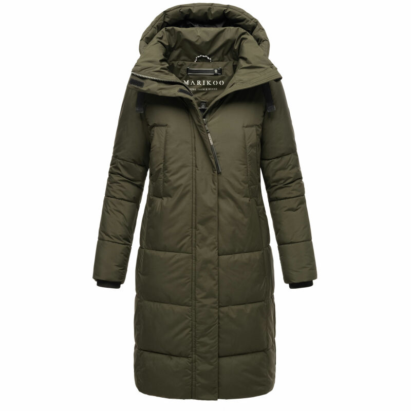 Marikoo Laryaa XVI Damen Winterjacke N001 Dark Olive Größe S - Gr. 36