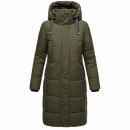 Marikoo Laryaa XVI Damen Winterjacke N001 Dark Olive Größe S - Gr. 36