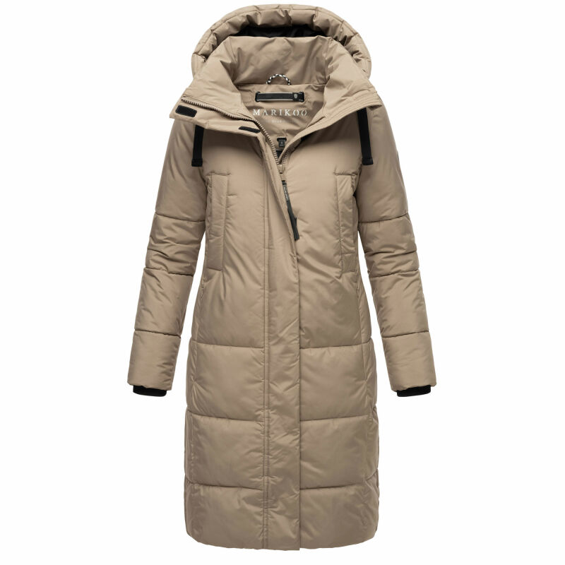 Marikoo Laryaa XVI Damen Winterjacke N001 Taupe Grey Größe M - Gr. 38