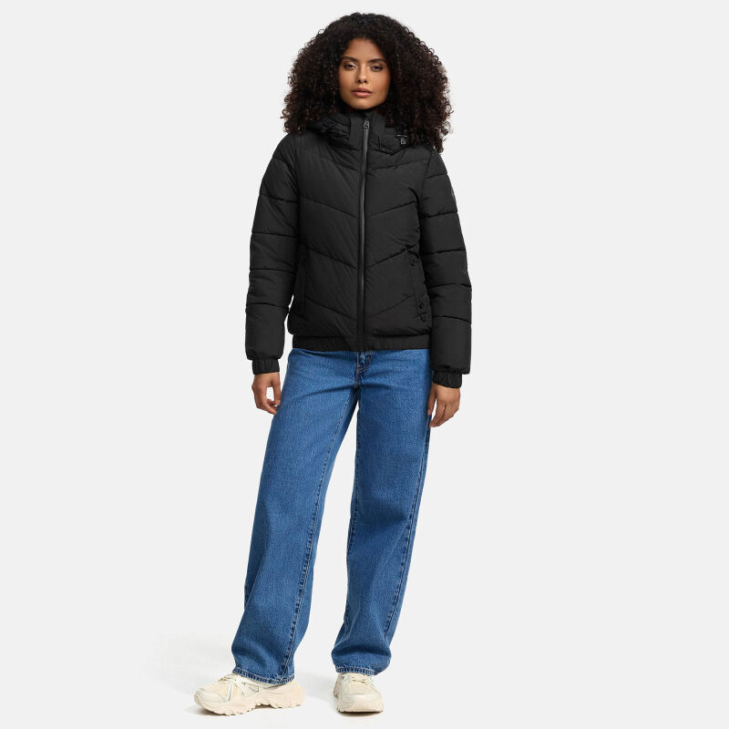 Marikoo Nayanaa Damen Winterjacke N002 Schwarz Größe M - Gr. 38