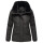 Navahoo Frostii XIV Damen Winterjacke N003 Schwarz Größe XXL - Gr. 44