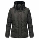 Navahoo Frostii XIV Damen Winterjacke N003 Schwarz Größe XXXL - Gr. 46