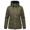 Navahoo Frostii XIV Damen Winterjacke N003 Dark Olive Größe S - Gr. 36