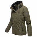 Navahoo Frostii XIV Damen Winterjacke N003 Dark Olive Größe S - Gr. 36