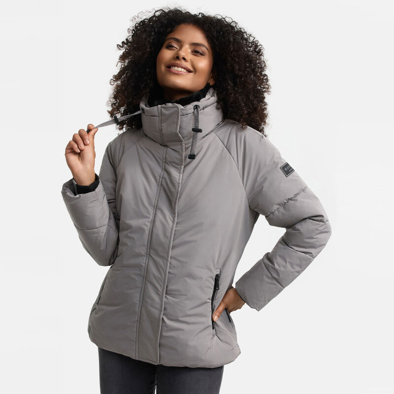 Navahoo Frostii XIV Damen Winterjacke N003 Grey Größe S - Gr. 36
