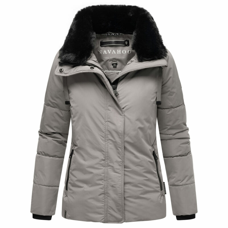 Navahoo Frostii XIV Damen Winterjacke N003 Grey Größe L - Gr. 40