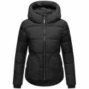 Navahoo Lachperle Damen Winterjacke N004 Schwarz Größe S - Gr. 36