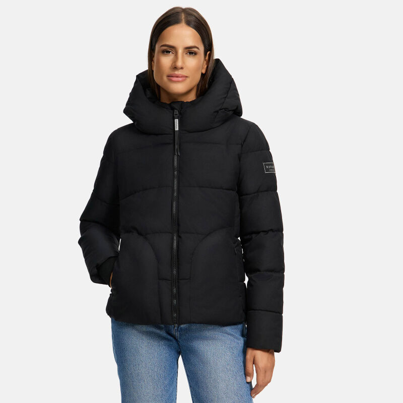 Navahoo Lachperle Damen Winterjacke N004 Schwarz Größe XL - Gr. 42