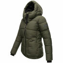 Navahoo Lachperle Damen Winterjacke N004 Dark Olive Größe M - Gr. 38