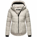 Navahoo Lachperle Damen Winterjacke N004 Light Grey Größe S - Gr. 36