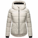 Navahoo Lachperle Damen Winterjacke N004 Light Grey Größe S - Gr. 36