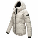 Navahoo Lachperle Damen Winterjacke N004 Light Grey Größe S - Gr. 36