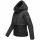 Navahoo Liebesküken XIV Damen Winterjacke N006 Schwarz Größe XS - Gr. 34