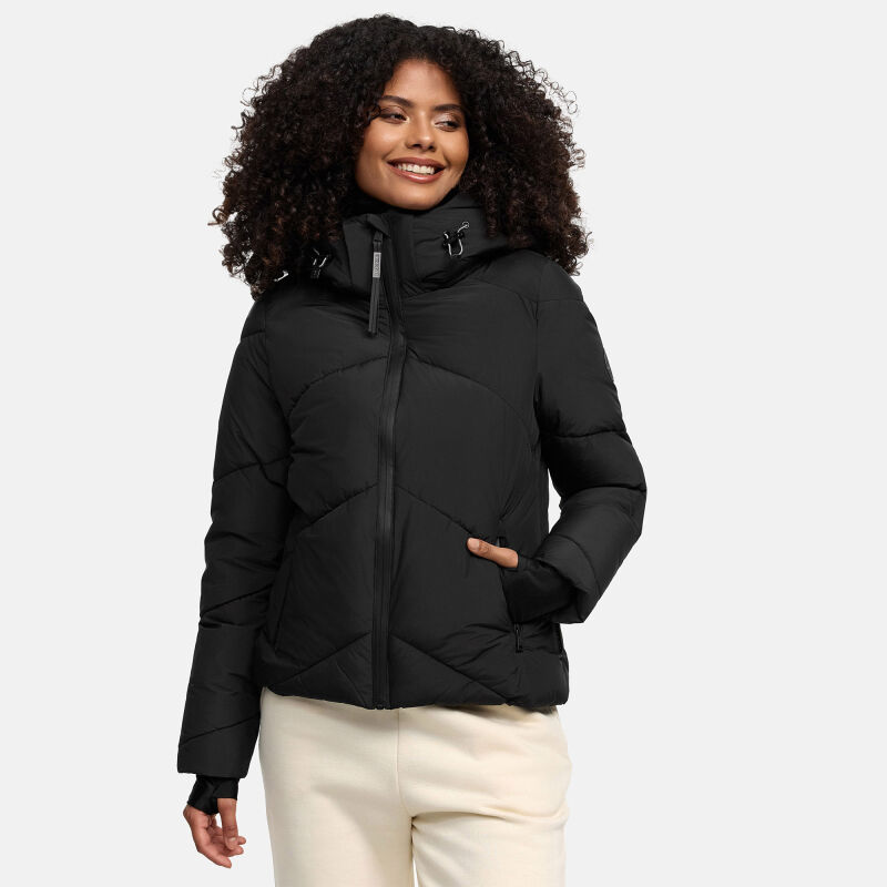 Marikoo Simaraa XVI Damen Winterjacke N007 Schwarz Größe XL - Gr. 42