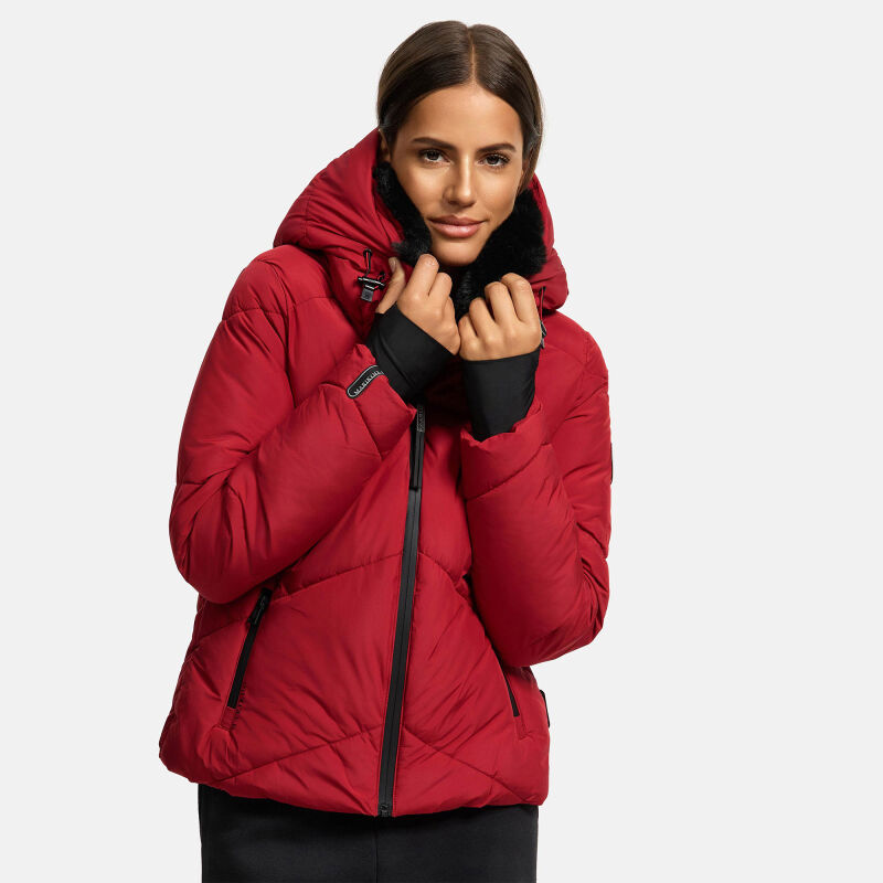 Marikoo Simaraa XVI Damen Winterjacke N007 Dark Red Größe XS - Gr. 34