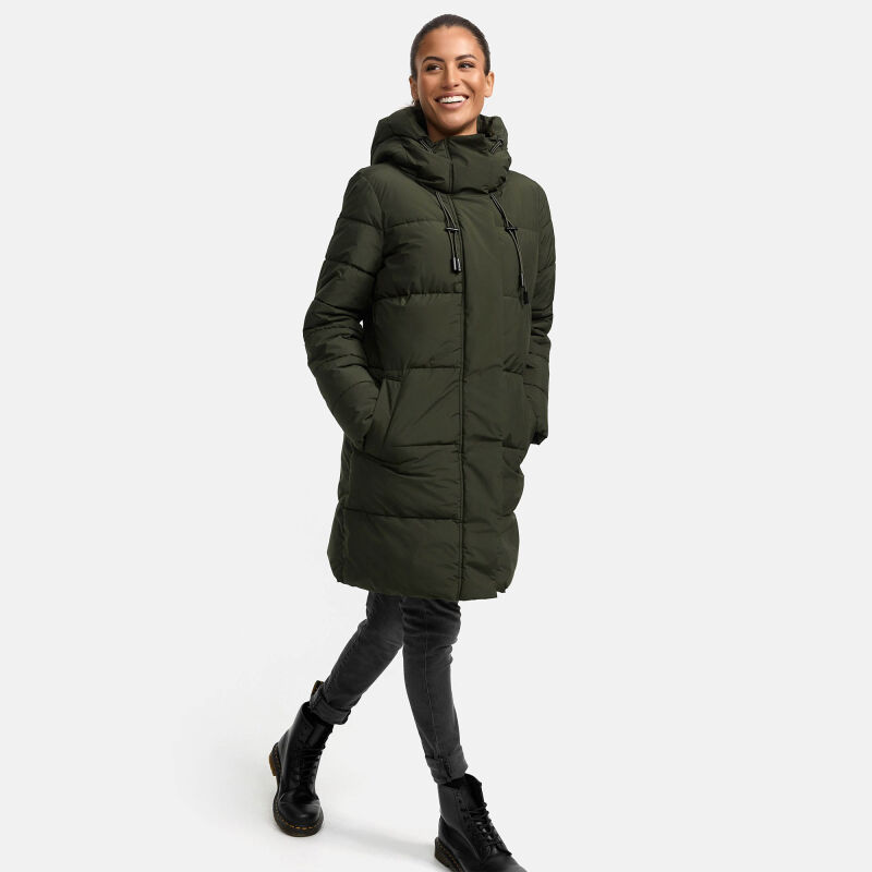 Marikoo Kaituu XVI Damen Winterjacke N008 Dark Olive Größe XS - Gr. 34