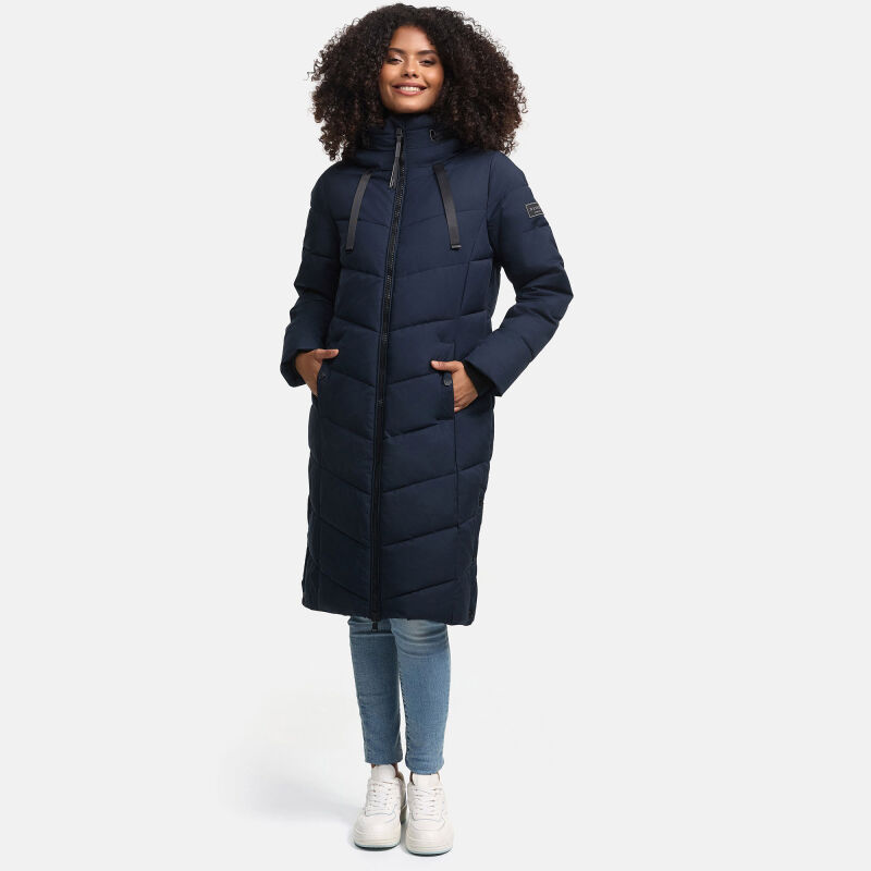 Navahoo Schmatzibaer XIV Damen Winterjacke N009 Navy Größe XXXL - Gr. 46