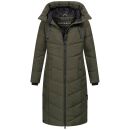 Navahoo Schmatzibaer XIV Damen Winterjacke N009 Olive Größe XS - Gr. 34