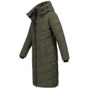 Navahoo Schmatzibaer XIV Damen Winterjacke N009 Olive Größe XS - Gr. 34