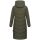 Navahoo Schmatzibaer XIV Damen Winterjacke N009 Olive Größe XS - Gr. 34