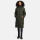 Navahoo Schmatzibaer XIV Damen Winterjacke N009 Olive Größe S - Gr. 36