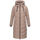 Navahoo Schmatzibaer XIV Damen Winterjacke N009 Taupe Grey Größe XXXL - Gr. 46