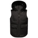 Navahoo Zimthaeschen Damen Winterweste N011 Schwarz-Größe M - Gr. 38