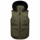Navahoo Zimthaeschen Damen Winterweste N011 Dark Olive-Größe S - Gr. 36