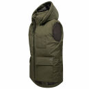 Navahoo Zimthaeschen Damen Winterweste N011 Dark Olive-Größe S - Gr. 36