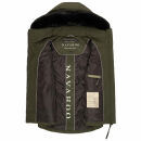 Navahoo Zimthaeschen Damen Winterweste N011 Dark Olive-Größe S - Gr. 36