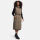 Navahoo Abendlied Damen Winterjacke N012 Stone Brown Größe XS - Gr. 34