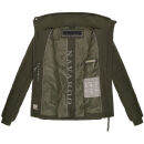 Navahoo Liebesfee Damen Winterjacke N014 Dark Olive Größe L - Gr. 40