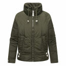 Navahoo Luftzauber Damen Winterjacke N015 Dark Olive Größe XS - Gr. 34
