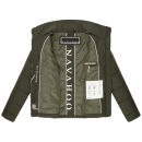 Navahoo Luftzauber Damen Winterjacke N015 Dark Olive Größe XS - Gr. 34