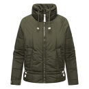 Navahoo Luftzauber Damen Winterjacke N015 Dark Olive Größe XXL - Gr. 44