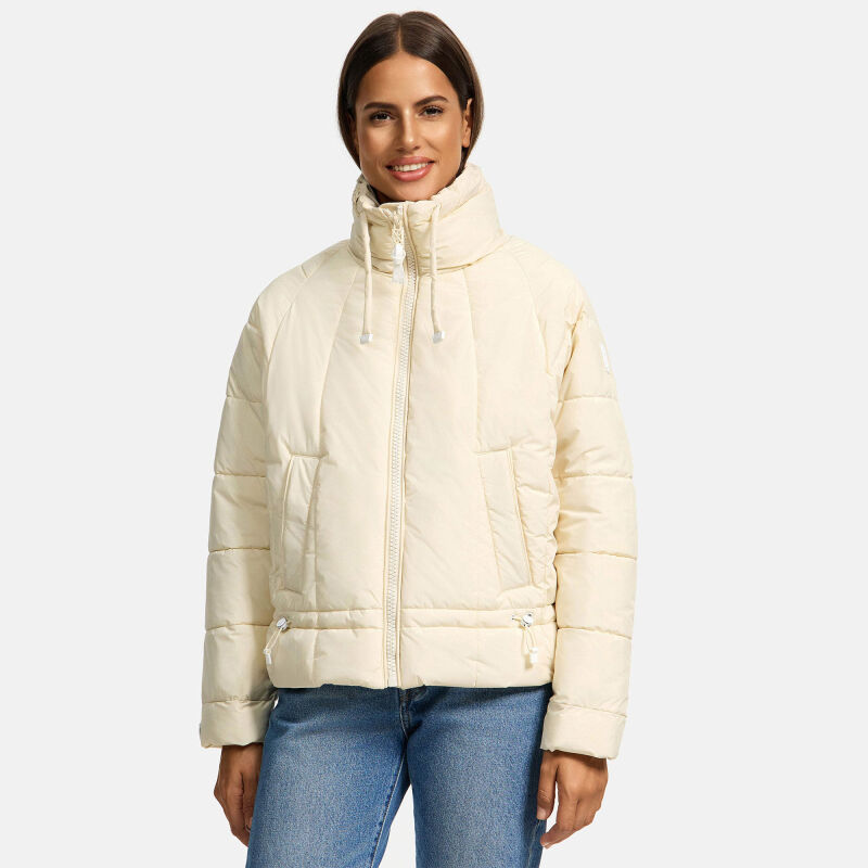 Navahoo Luftzauber Damen Winterjacke N015 Cream Größe M - Gr. 38