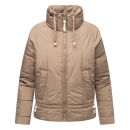 Navahoo Luftzauber Damen Winterjacke N015 Taupe Grey Größe S - Gr. 36