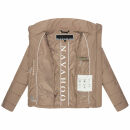Navahoo Luftzauber Damen Winterjacke N015 Taupe Grey Größe XL - Gr. 42