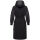 Marikoo Tjadee Damen Winter Wickelmantel N016 Schwarz-Größe XS - Gr. 34