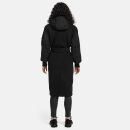 Marikoo Tjadee Damen Winter Wickelmantel N016 Schwarz-Größe M - Gr. 38