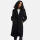 Marikoo Tjadee Damen Winter Wickelmantel N016 Schwarz-Größe M - Gr. 38