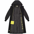 Marikoo Tjadee Damen Winter Wickelmantel N016 Schwarz-Größe XXL - Gr. 44