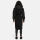 Marikoo Tjadee Damen Winter Wickelmantel N016 Schwarz-Größe XXL - Gr. 44