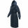 Marikoo Tjadee Damen Winter Wickelmantel N016 Navy-Größe XS - Gr. 34